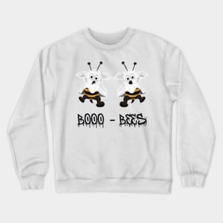 Booo Bees - Halloween Cute Ghost Bees Crewneck Sweatshirt